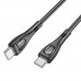 Кабель Borofone BX98 Type-C to Type-C PD 60W 1m black