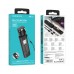 Адаптер перехідник Borofone BU36 4в1 USB/ Lightning/ MicroUSB чорний + кабель Type-C to Type-C