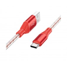 Кабель Borofone BX96 USB to Type-C 1m червоний