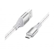 Кабель Borofone BX96 USB to MicroUSB 1m сірий