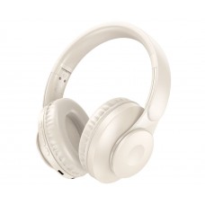 Навушники бездротові повнорозмірні Hoco W45 молочно-білі