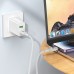 Кабель Hoco U120 с индикатором Type-C to Lightning PD 27W 1.2m grey