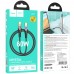 Кабель Hoco U121 с индикатором Type-C to Type-C PD 60W 1.2m black