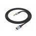 AUX кабель Hoco UPA26 Lightning to Jack 3.5 1m черный