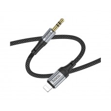 AUX кабель Hoco UPA26 Lightning to Jack 3.5 1m чорний