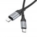 Кабель Hoco X102 Type-C to Lightning PD 27W 1m black