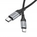 Кабель Hoco X102 Type-C to Type-C PD 60W 1m black