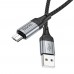 Кабель Hoco X102 USB to MicroUSB 1m black