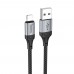 Кабель Hoco X102 USB to Lightning 1m black