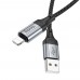 Кабель Hoco X102 USB to Lightning 1m black