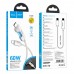 Кабель Hoco U123 з індикатором Type-C to Type-C PD 60W 1.2m grey