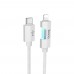 Кабель Hoco U123 з індикатором Type-C to Lightning PD 27W 1.2m grey