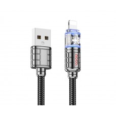 Кабель Hoco U122 USB to Lightning 1m чорний