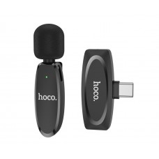 Мікрофон Hoco L15 Type-C чорний