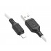 Кабель Hoco X90 USB to Lightning 1m білий