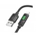 Кабель Hoco U126 USB to Lightning 1m чорний