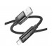 Кабель Hoco U126 USB to Lightning 1m чорний