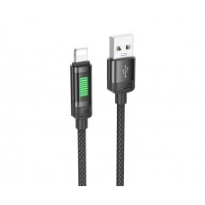 Кабель Hoco U126 USB to Lightning 1m чорний