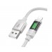 Кабель Hoco U126 USB to Lightning 1m сірий