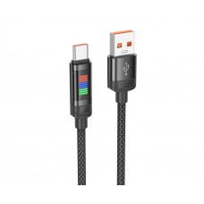 Кабель Hoco U126 USB to Type-C 1m чорний