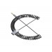 AUX кабель Hoco DUP02 Bluetooth to Jack 3.5 пружинний автомобільний аудіоресивер чорний
