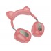 Навушники бездротові накладні Hoco ESD13 Skill Сат рожеві