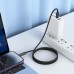 Кабель Hoco U127 з дисплеем Type-C to Lightning PD 27W 1.2m black