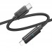 Кабель Hoco U127 з дисплеем Type-C to Lightning PD 27W 1.2m black
