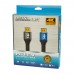 HDMI кабель 2.0V 4K 3840P з позолоченими конекторами 3m чорний