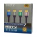 HDMI кабель 2.0V 4K 3840P з позолоченими конекторами 5m чорний