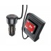 Автомобільний зарядний пристрій Acefast B11 3 USB/ Type-C QC PD 138W з дисплеєм чорний