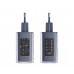 Мережевий зарядний пристрій Acefast A45 USB/2 Type-C QC PD PD65W GaN сіре