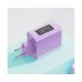 Мережевий зарядний пристрій Acefast A45 USB/2 Type-C QC PD PD65W GaN фіолетовий