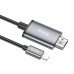 Кабель Hoco UA27 Lightning to HD TV 2m metal gray