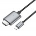 Кабель Hoco UA27 Lightning to HD TV 2m metal gray