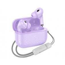 Бездротові TWS навушники Hoco EQ9 вакуумні purple