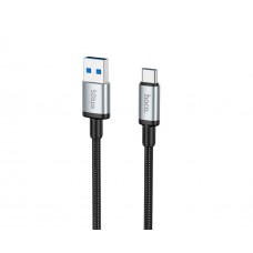 Мультимедійний кабель Hoco US10 USB to Type-C USB3.0 5Gbit/s 0.5m black