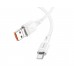 Кабель Hoco U131 2в1 USB/ Type-C to Type-C 1.2m white