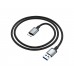 Мультимедійний кабель Hoco US10 USB to Micro USB3.0 5Gbit/s 0.5m black