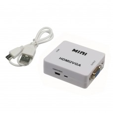 Конвертер HDMI to VGA white