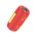Портативна Bluetooth колонка Borofone BR38 TWS з LED підсвіткою red