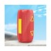 Портативна Bluetooth колонка Borofone BR38 TWS з LED підсвіткою red