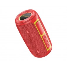Портативна Bluetooth колонка Borofone BR38 TWS з LED підсвіткою red