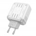 Мережевий зарядний пристрій Hoco C138A USB/ Type-C PD 65W white
