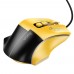 Ігрова миша Hoco GM31 з підсвічуванням black yellow
