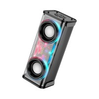 Портативна Bluetooth колонка Hoco DS60 з LED підсвічуванням black