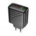 Мережевий зарядний пристрій Hoco CS26A USB/2 Type-C PD 45W black