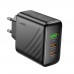 Мережевий зарядний пристрій Hoco CS26A USB/2 Type-C PD 45W black