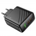 Мережевий зарядний пристрій Hoco CS26A USB/2 Type-C PD 45W black