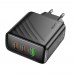 Мережевий зарядний пристрій Hoco CS26A USB/2 Type-C PD 45W black